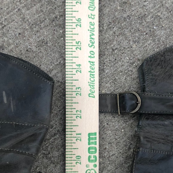 ASH Fringe Boots 38 8 Thigh Butch OTK Cowboy Boots - Picture 16 of 16